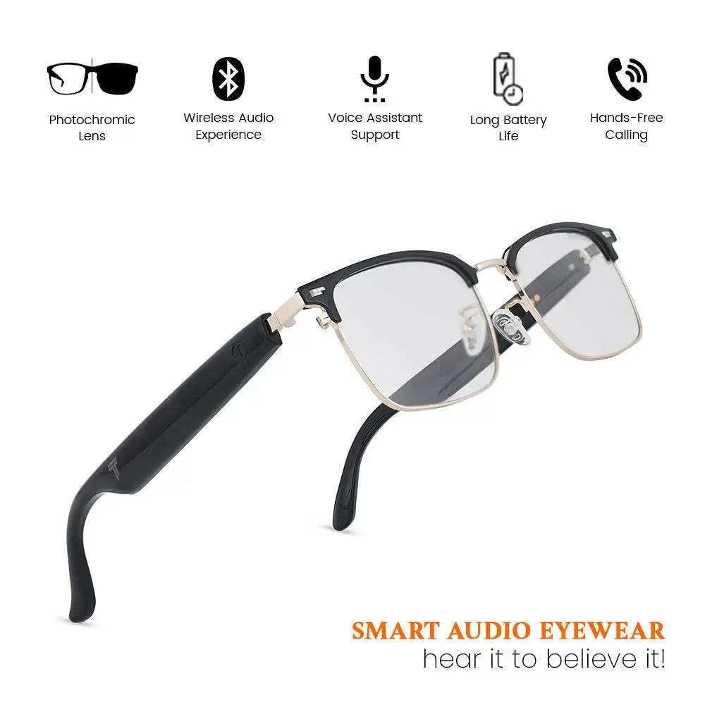 TRANSMIT - Smart Audio Eyewear with Photochromic Glasses - TM GS13 S