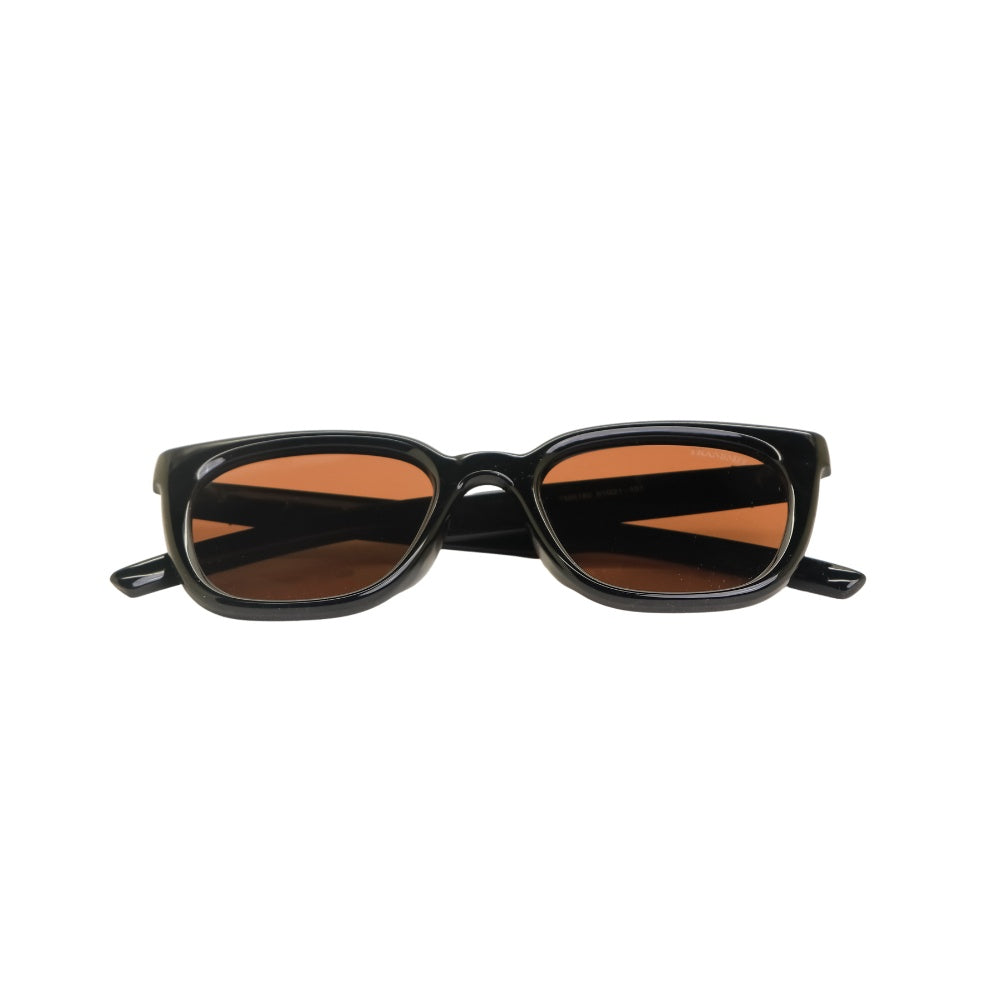 TRANSMIT - Black & Orange - Rectangle - UV Protected Sunglass - TMS182