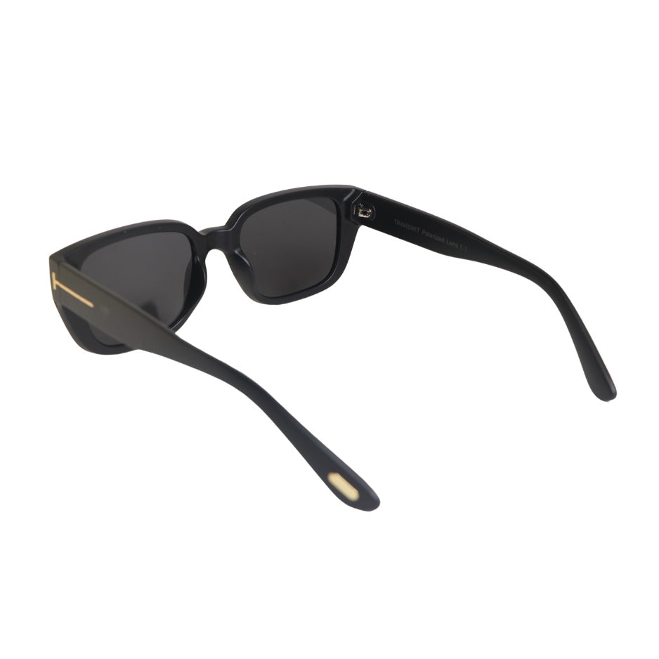 TRANSMIT - Rectangle - Matt Black - UV Protected Sunglass - TMS184