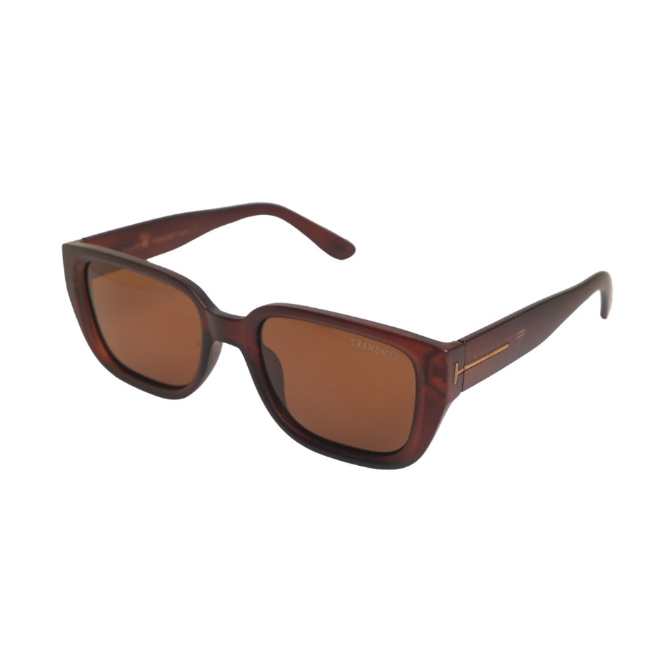 TRANSMIT - Rectangle - Brown - UV Protected Sunglass - TMS184
