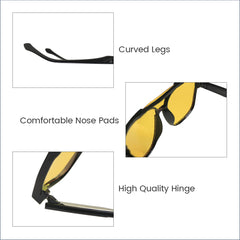TRANSMIT - Round - Brown & Black - UV Protected Sunglass - TMS183
