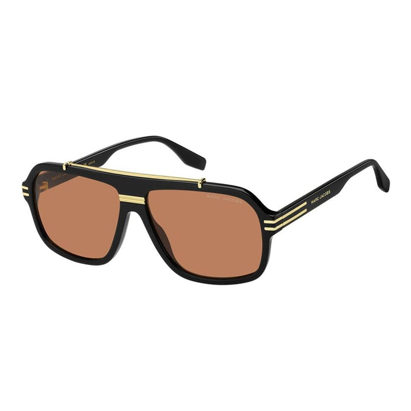 MARC JACOBS MARC 840-s-black-gold-orange-man-acetate-60-13-145-sunglass-001 Akshar Optical