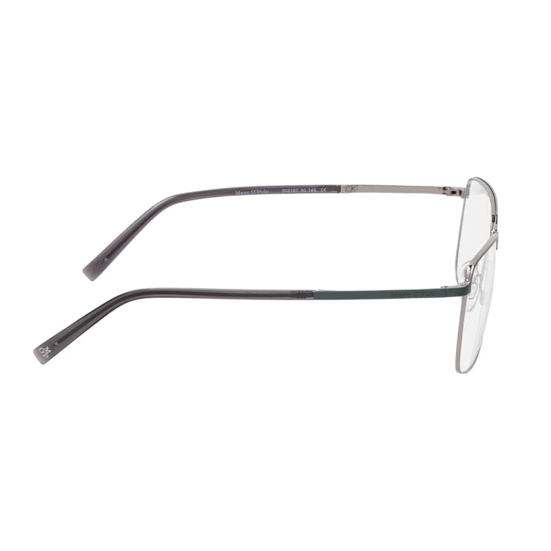 Marc O'Polo 502167 30-grey-silver-metal-rectangle-56-17-145-10290-unisex-eyeglass-01 Akshar Optical