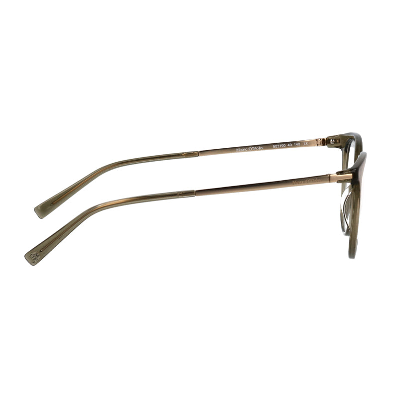 Marc O'Polo 503190-40-green-acetate-round-49-18-140-10890-unisex-eyeglass-003 Akshar Optical