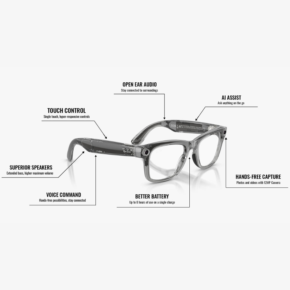 RAYBAN META - WAYFARER 6840MF GEN 2 Akshar Optical