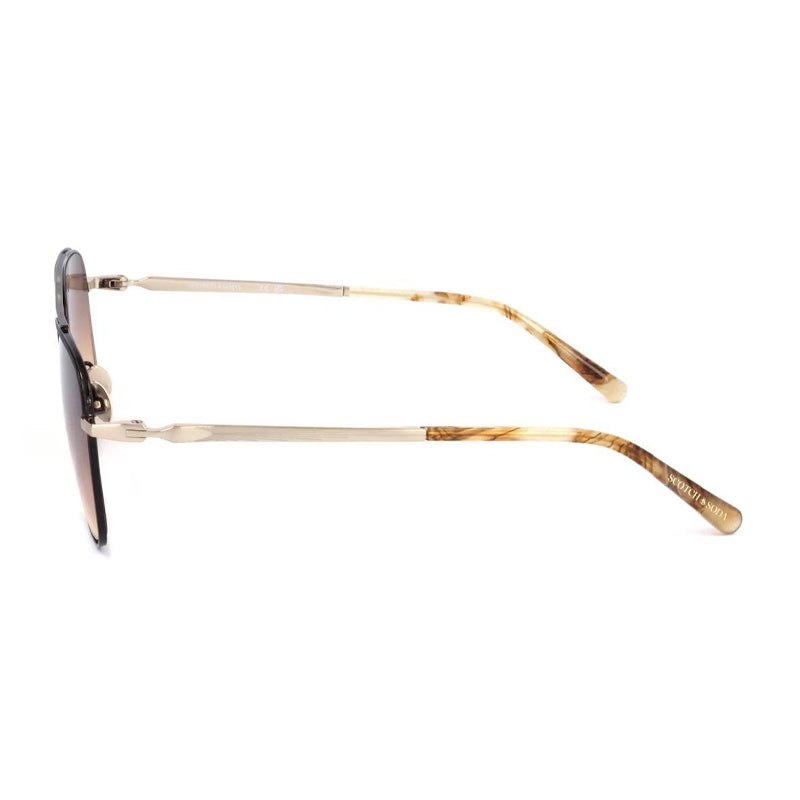 Scotch  and Soda SS6015 900 MATTE BLACK/YELLOW 52 19 145 Akshar Optical