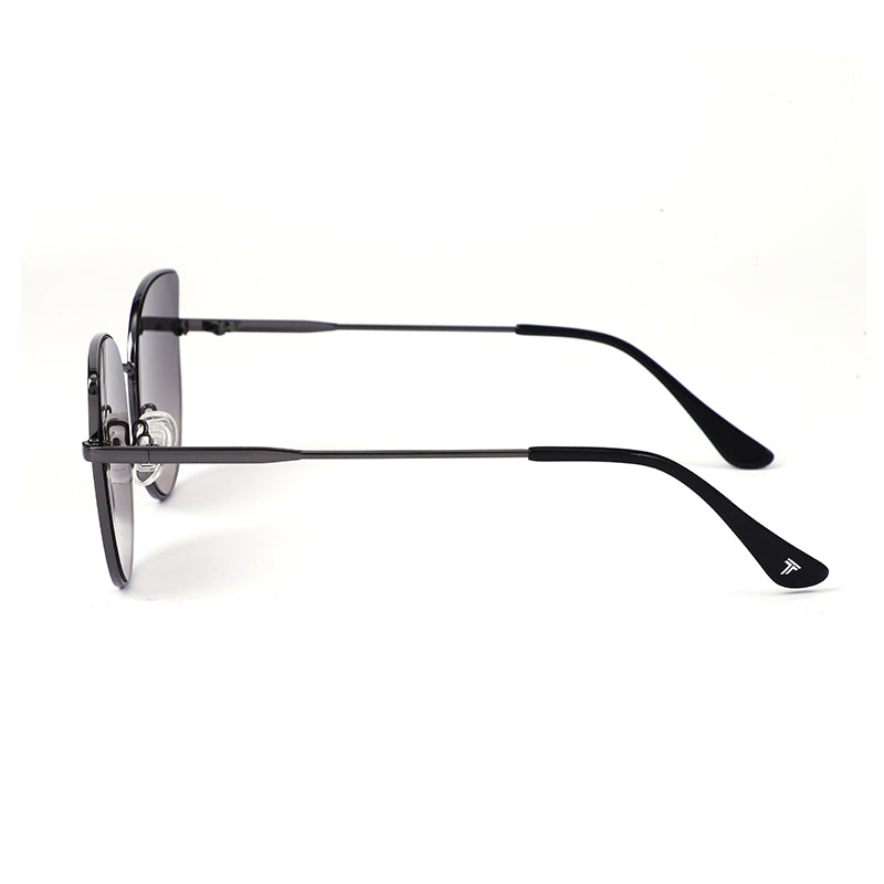 TRANSMIT Transmit-M9013-C3-gunmental-black-silver-gliter-metal-cateye-women-56-17-141-sunglass-001 Akshar Optical