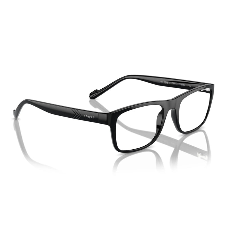 VOGUE VO5548 W44-black-clear-black-fiber-rectangle-53-19-145-sunglass-003 Akshar Optical