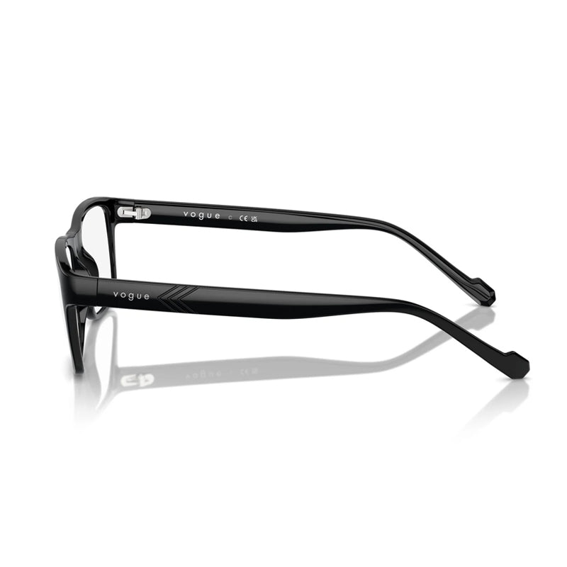 VOGUE VO5548 W44-black-clear-black-fiber-rectangle-53-19-145-sunglass-003 Akshar Optical