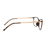 HUMPHREY 581075-da-havana-clear-full-rim-cat-eye-metal-eyeglass-50-14-135-5690-001 Akshar Optical
