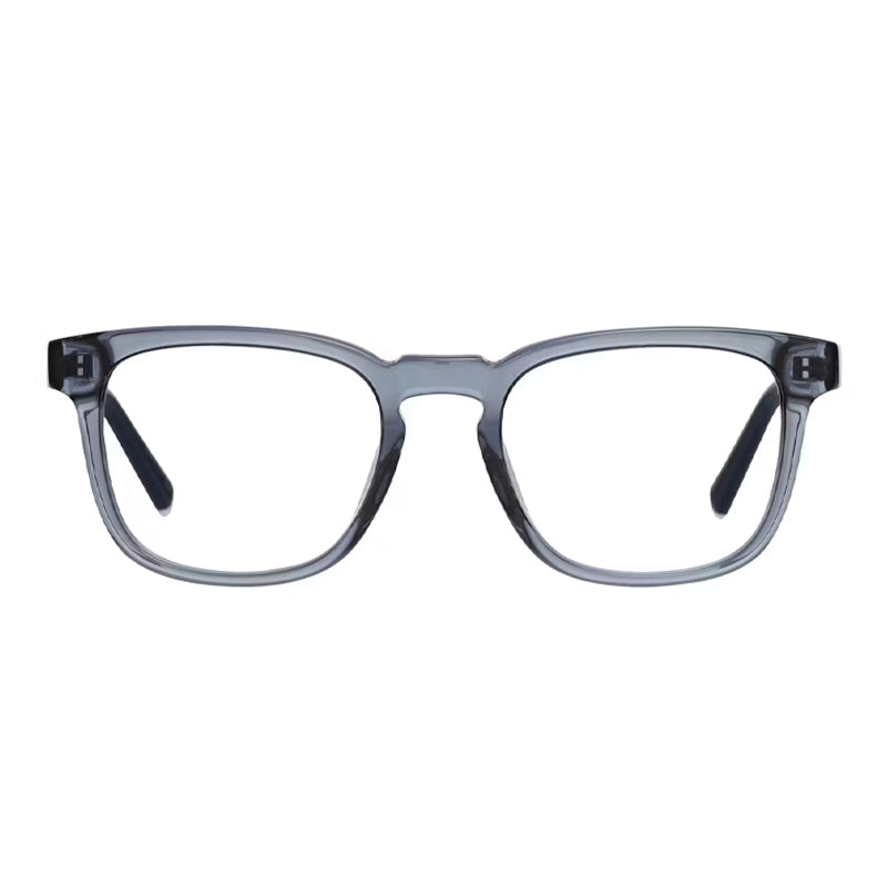 HUMPHREY 583111 -Gray-black-clear-full-rim-rectangle-fiber-eyeglasses-49-19-140 Akshar Optical