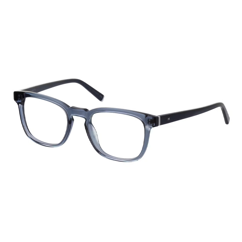 HUMPHREY 583111 -Gray-black-clear-full-rim-rectangle-fiber-eyeglasses-49-19-140 Akshar Optical