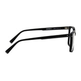 HUMPHREY 583167-10-matt-black-clear-full-rim-square-acetate-eyeglass-56-17-145-7690-003 Akshar Optical