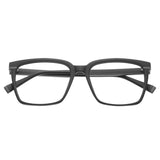 HUMPHREY 583167-10-matt-black-clear-full-rim-square-acetate-eyeglass-56-17-145-7690-003 Akshar Optical