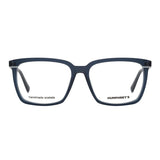 HUMPHREY 583167-blue-gray-clear-full-rim-rectangle-azetat-eyeglasses-56-19-145 Akshar Optical